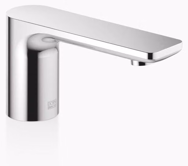 Dornbracht LISSÉ Bec déverseur pour lavabos sans garniture de vidage, saillie 130mm, 13700845-00, 13700845-00