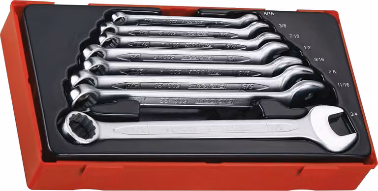Tengtools 58050303 Tt3592 Set Di Chiavi Combinate In Pollici