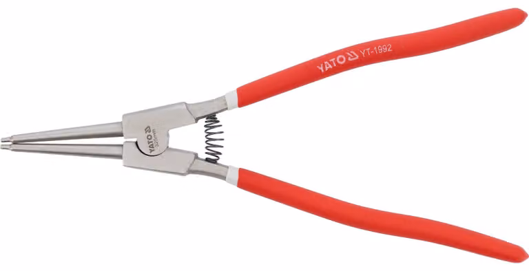 Pinza a becchi lunghi per anelli di sicurezza, 325 mm