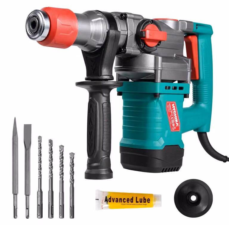 Rotopercussore - 1100 giri/min - Frizione di sicurezza - Con 6 punte