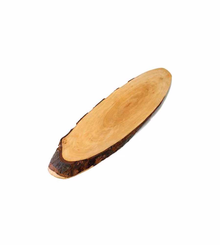 Tagliere Legno Corteccia Cm 38X11 Calder