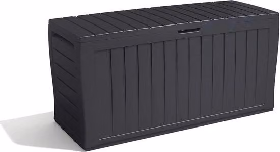 Cassetta di stoccaggio per giardino Marvel+ 270L - grigio grafite