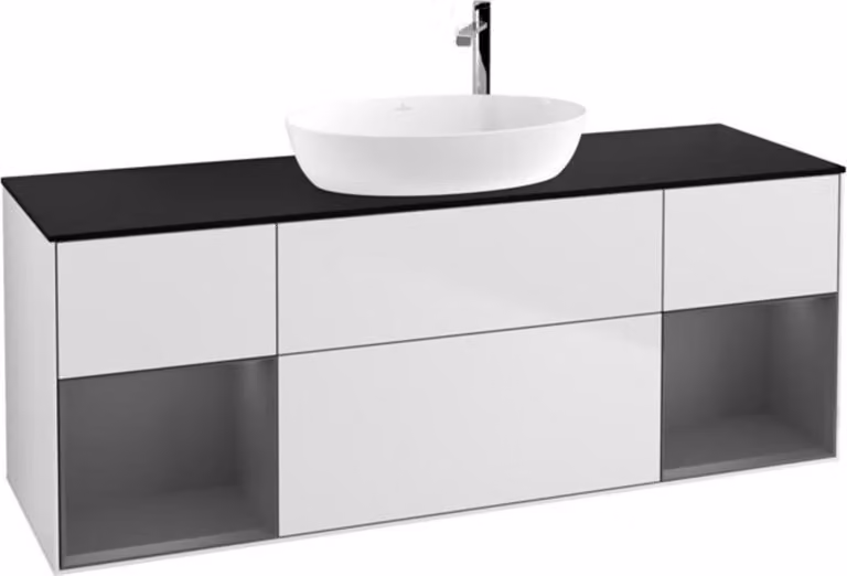 V&B mobile da parete Finion 160cm, Pl b m, Rg A m Lac, wh. m Lac