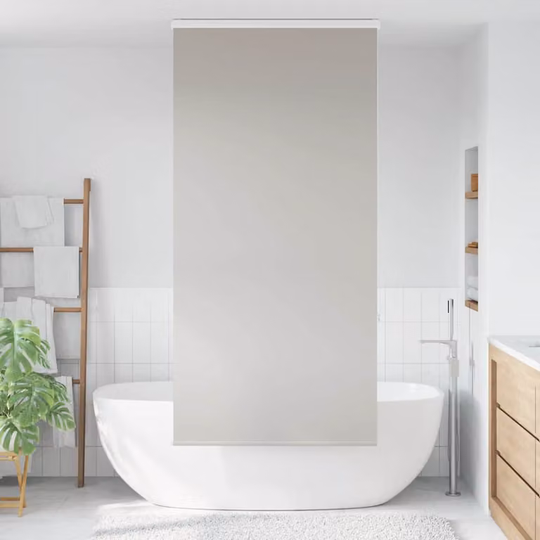 vidaXL Tenda a Rullo Doccia Cassonetto 90x240 cm Larghezza Tessuto