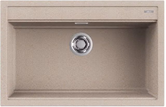 Lavello Elleci Incasso 1 vasca 79x51 Best 130 Granitek Avena LGB13051