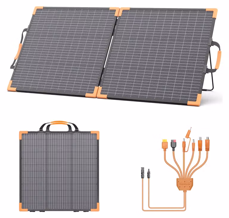 Pannello solare, design portatile, alta efficienza, 100W