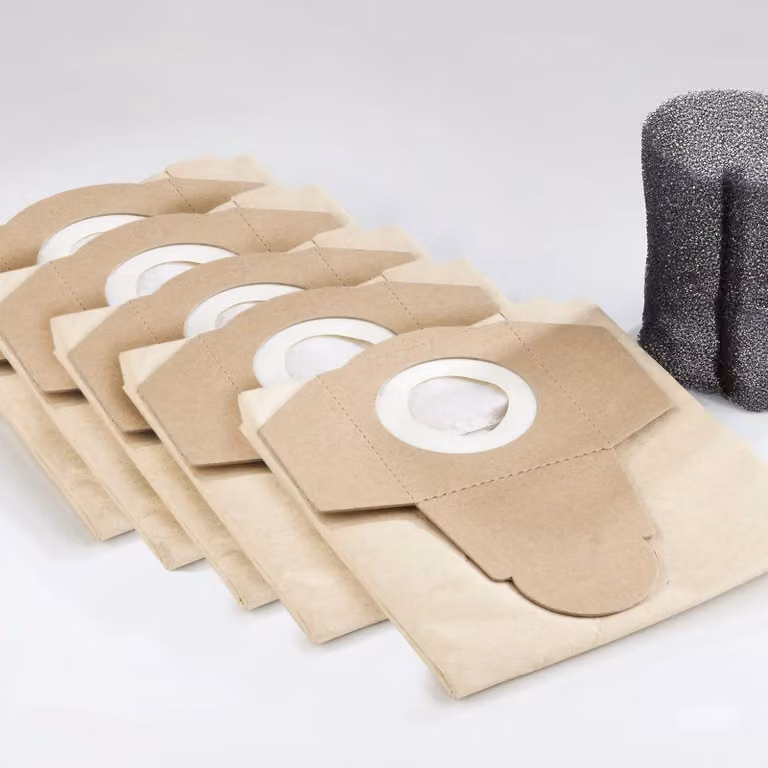 Set di ricambio con sacchetto e filtro per aspirapolvere per liquidi e solidi con funzione soffiatore 1000544