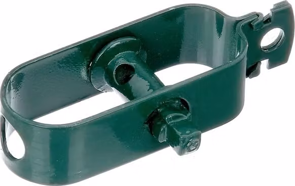 Alberts 854454 Tendifilo, zincato, plastificato verde, misura 4, lunghezza 130 mm, set da 50