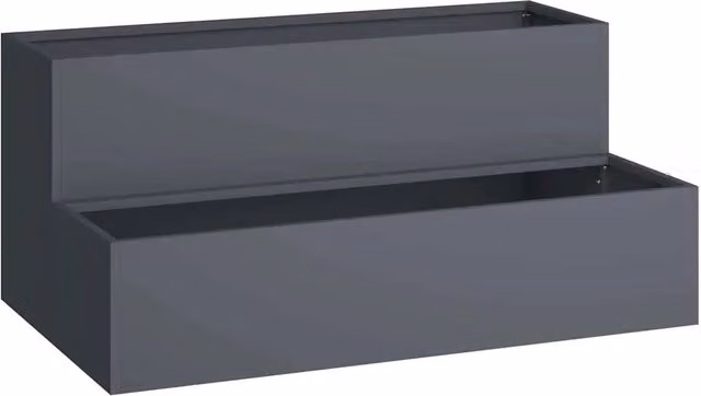 Fioriere | Cassetta per fiori | Vaso da giardino Antracite 100 x 60 x 45 cm