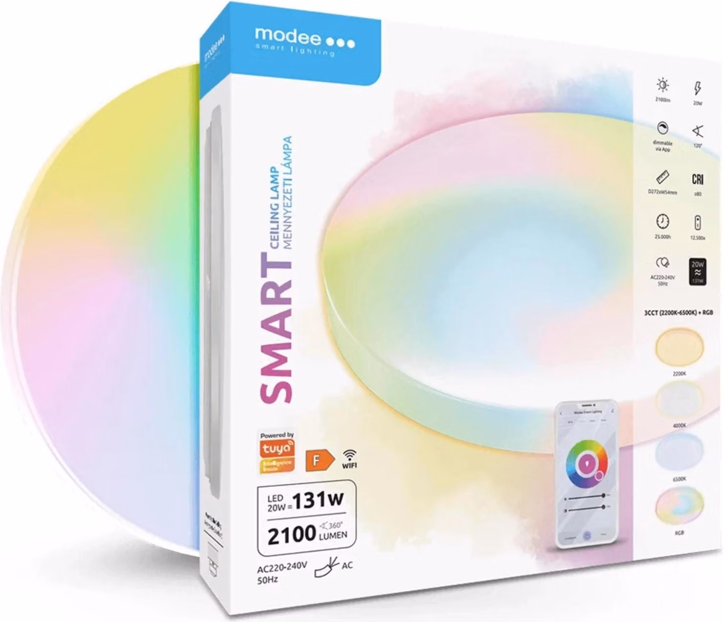 Modee LED SMART Plafoniera 20W 2100 lumen