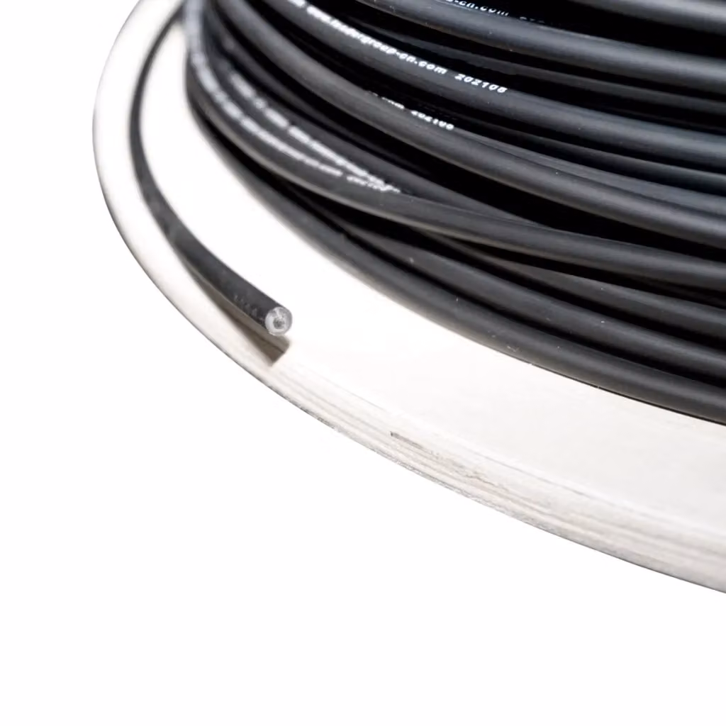 Bobina di cavo per pannello solare Leader nero 6mm x 1000m 1,5KV H1Z2Z2-K – 2