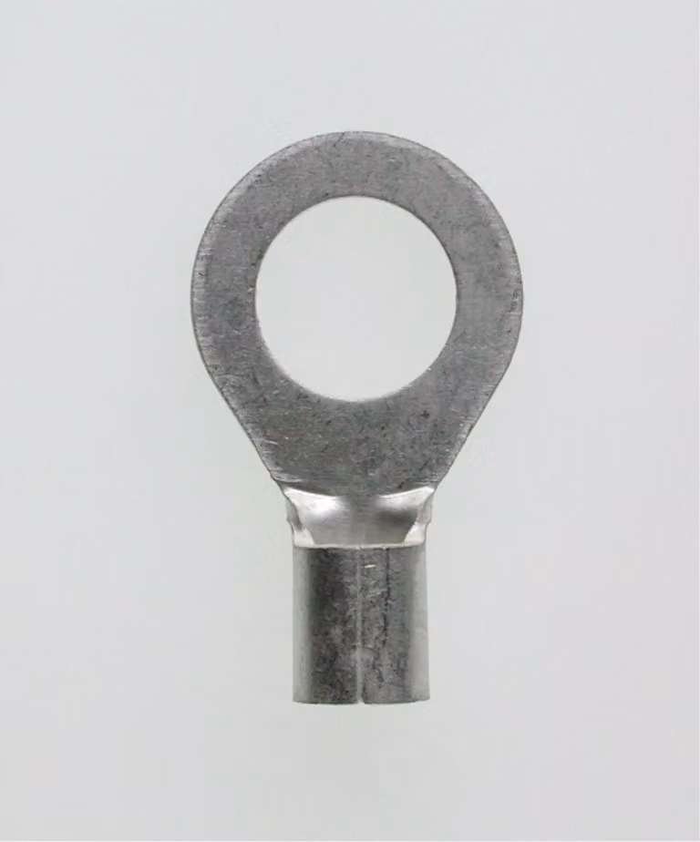 Capocorda a schiacciare DIN 46234 non isolato, forma ad anello, sezione 10 mm² - 1 pezzo