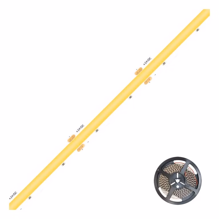 Striscia LED COB 5m 3000K - Nastro luminoso/filo/striscia 24V bianco C20242401002