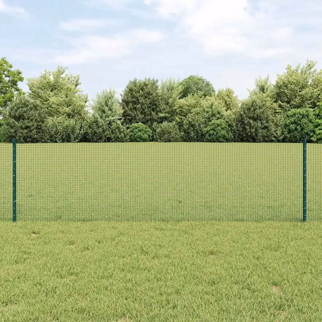 Recinzione da Giardino DESIGN IN con Posto Verde in Acciaio e PVC, Colore Verde, H: 60 cm, L: 24 cm – 2