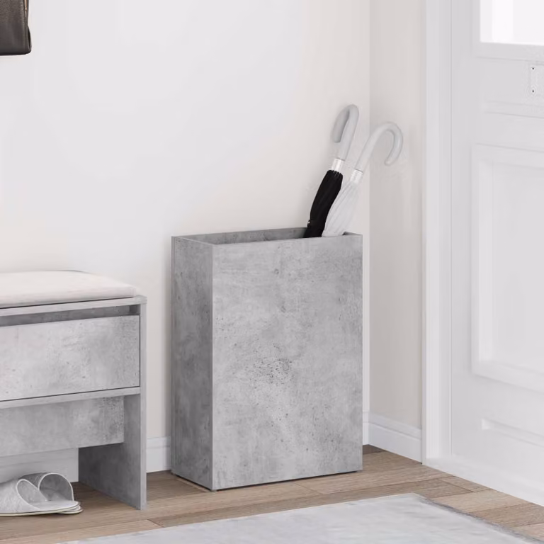 vidaXL Supporto per Ombrellone Grigio Cemento L: 40 cm, P: 20 cm, H: 55,5 cm