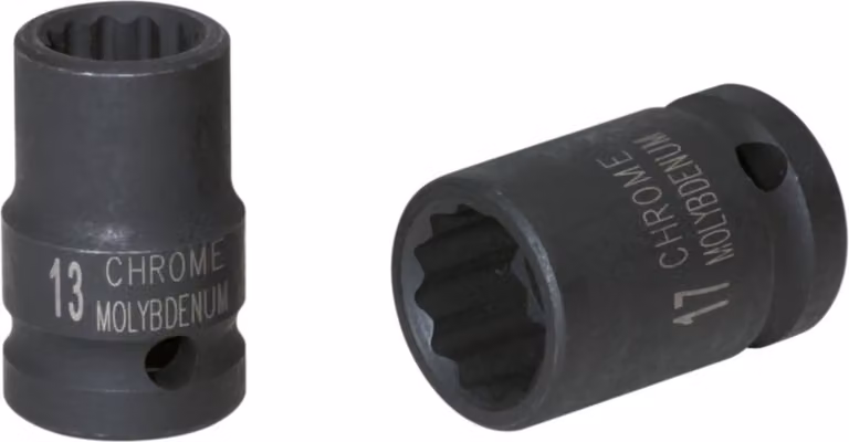 KS TOOLS 3/8" presa elettrica a 12 punte corta 18 mm - 515.0968