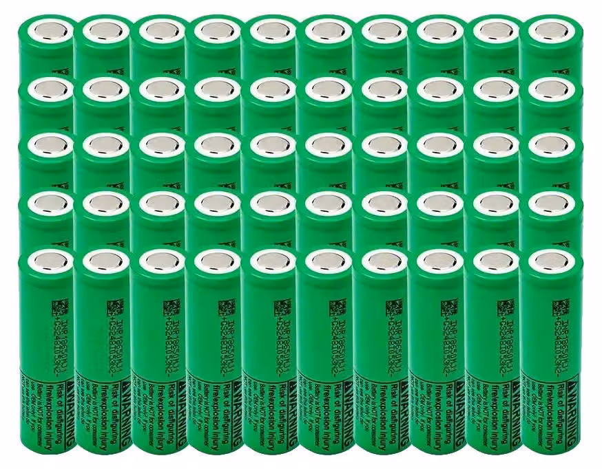 Batterie agli ioni di litio, capacità 3500mAh, compatibili con utensili elettrici, confezione da 50 pezzi, 3,7 V