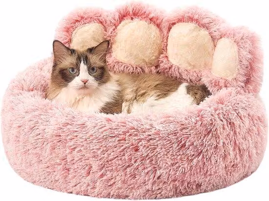 Coperta per cani - Cuccia per cani - Cuscini per gatti - Materiale in peluche imitazione - Fondo antiscivolo realizzato con tessitura a macchina - Misura media: 60x60x15 cm - Colore: rosa - Ideale per cani e gatti - Decorazioni per feste - Decorazioni nat