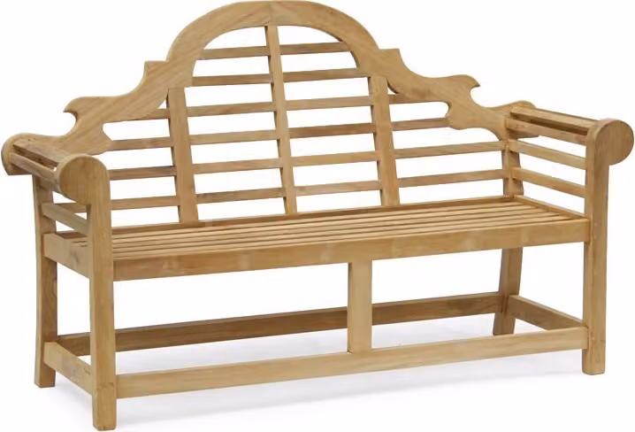 Teak Marlborobank Caserta 150cm Massivholz Wetterfest