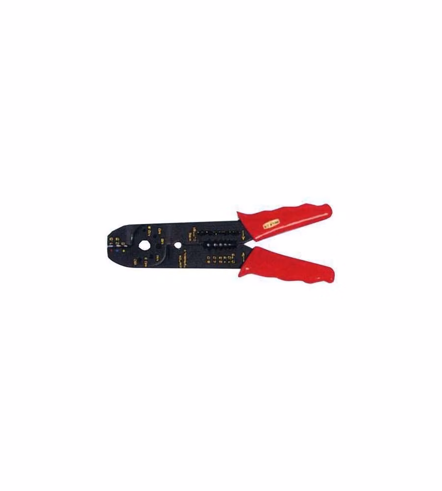 Pinze Capicorda Isolate con Manici Rossi - 15 cm