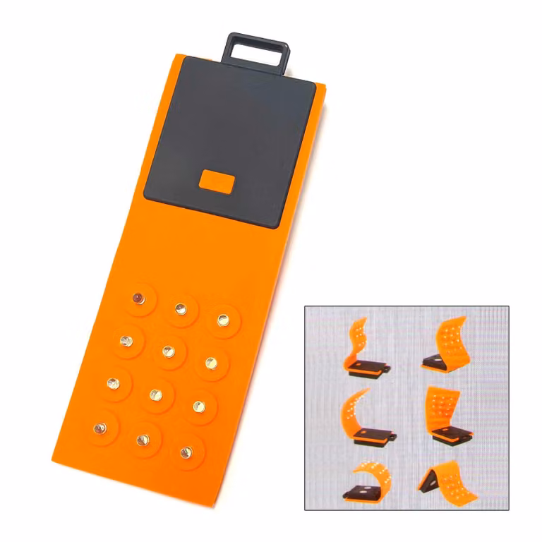 Lampada flessibile in silicone con 12 LED e supporto magnetico - Lampada da lavoro, lampada da officina