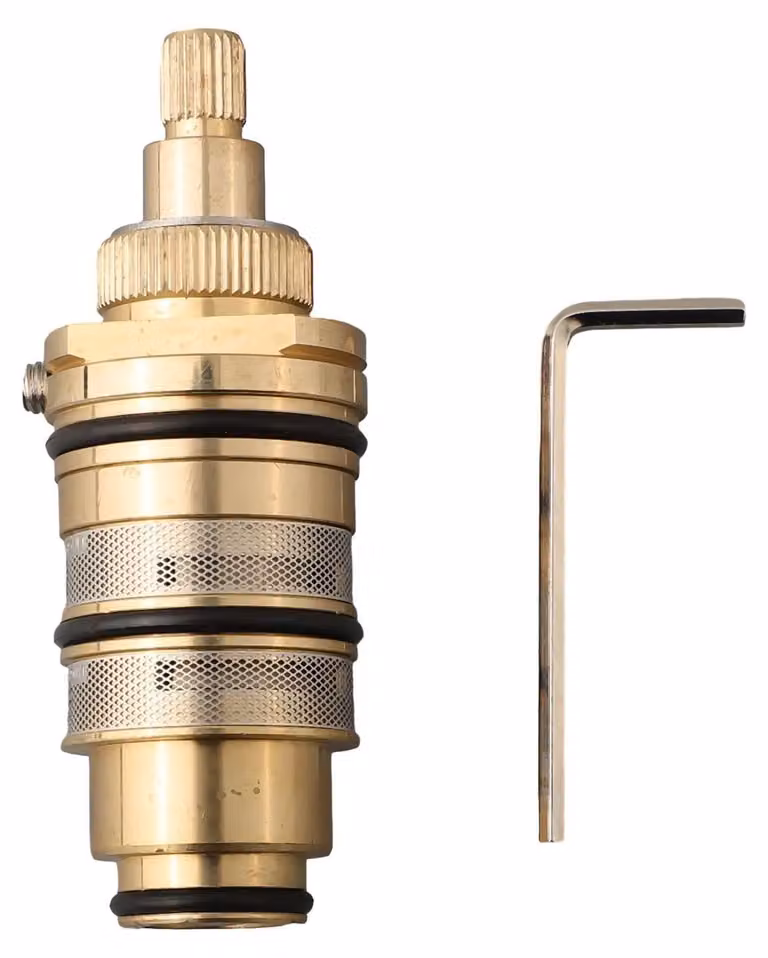 Solidchoice - Cartuccia termostatica in ottone per rubinetto della doccia