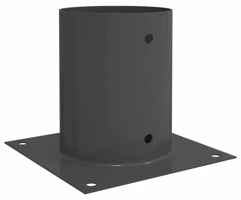 Ancora rotonda per terreno 12 pcs Antracite 18 x 18 x15 cm
