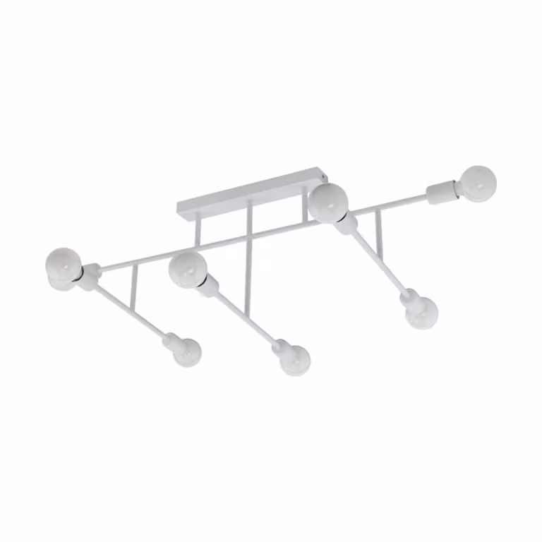 Plafoniera Belsiana 8 luci bianco Eglo 98033