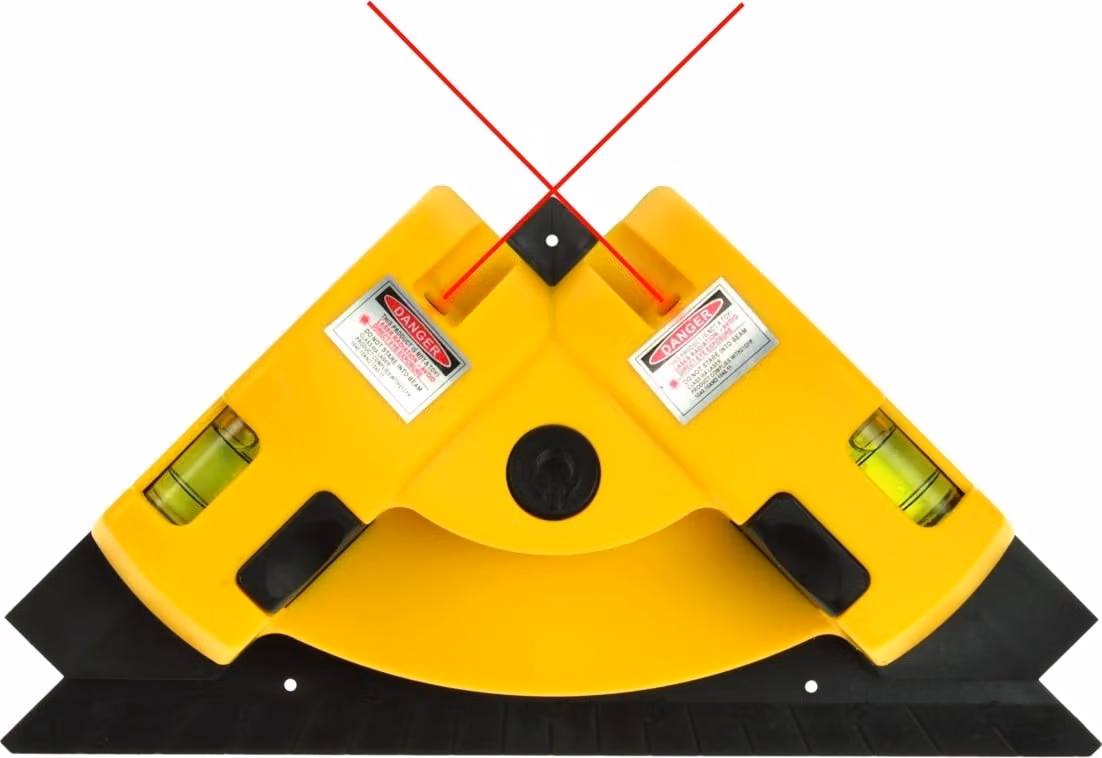 Livella laser per piastrelle GEKO Cross G03315