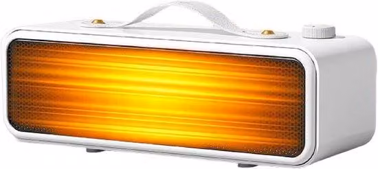 Piccolo riscaldatore elettrico portatile – ideale per l'uso interno, dotato di protezione anticaduta, riscaldatore rapido per l'inverno, perfetto per viaggi, campeggio, tende e uso domestico