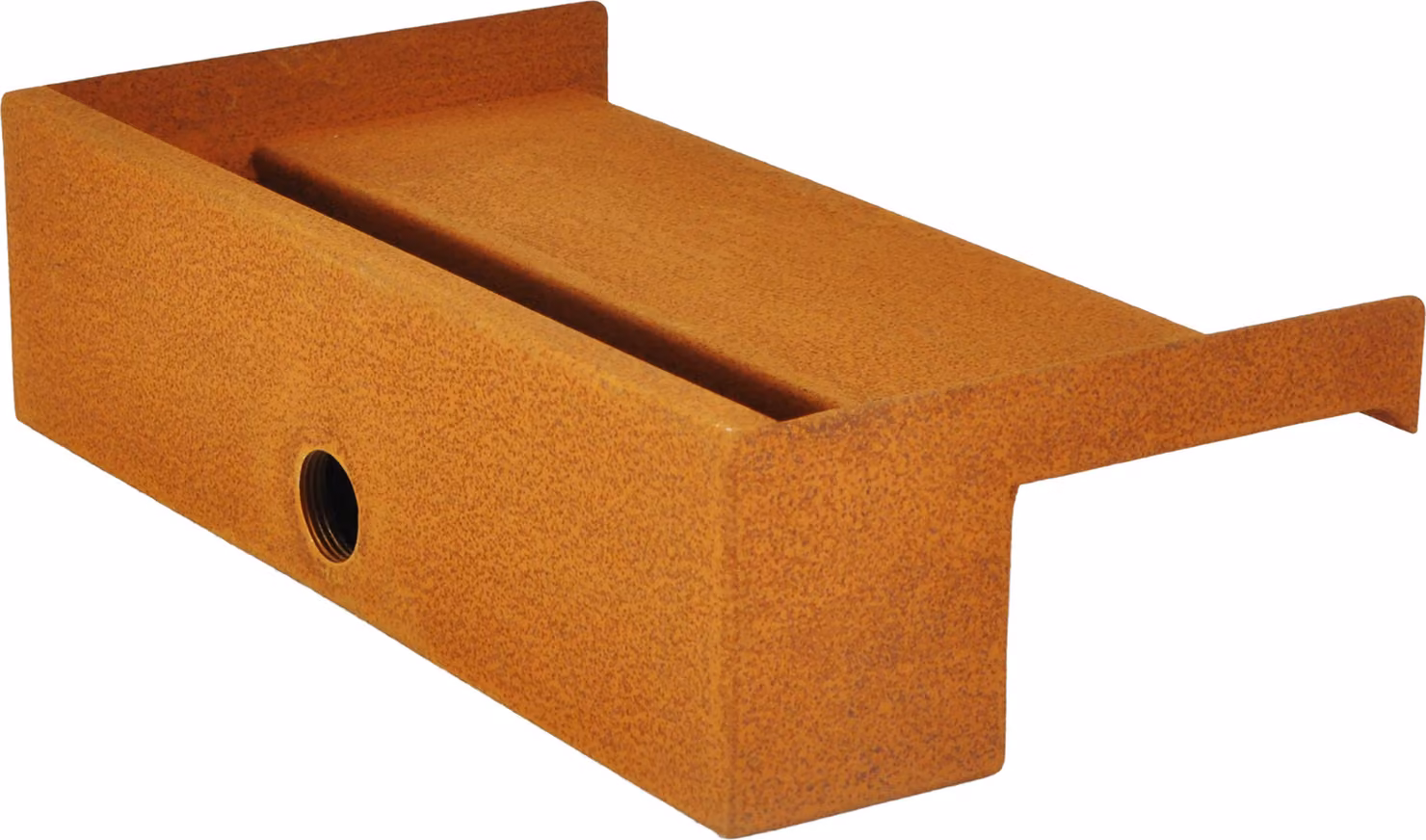 KÖHKO Cascata Alberta 30 cm in Acciaio Corten (30–90 cm) – Cascata da Giardino Aquafall con Lama d'Acqua, Fontana Decorativa per Esterni