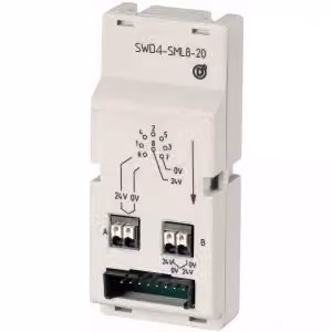 Passacavo per quadro elettrico Eaton SWD, da cavo piatto a cavo tondo, connettore 121381