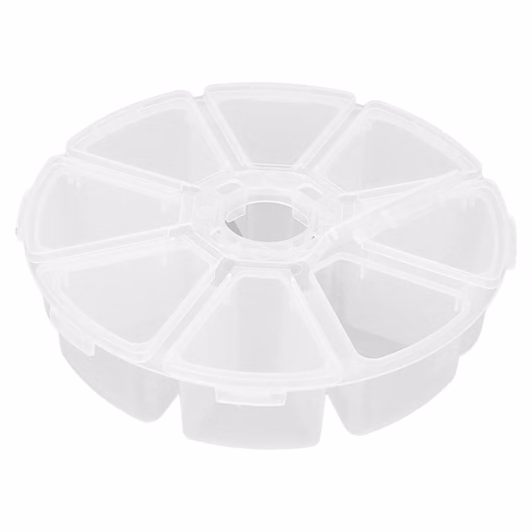 Scatola di stoccaggio delle griglie, scatola di plastica dell'organizzatore, contenitore di stoccaggio delle perle, scatola di stoccaggio del diamante del ricamo, scatola del divisore dei gioielli, scatola di stoccaggio dei mestieri