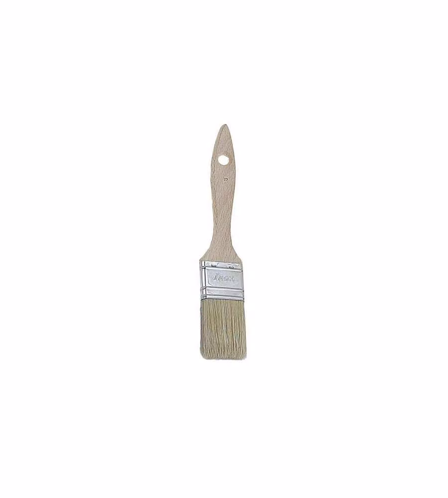 Nespoli Pennello Piatto N. 30 Legno Setola Bionda 30 mm per Usi Generici