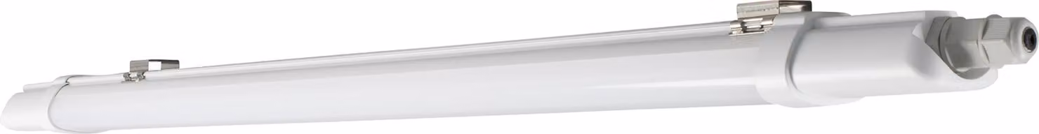 OSRAM Apparecchio LED a prova di umidità Submarine Slim 10W, 4000K, 900 lm, IP65, piatto (35 mm), impermeabile e antipolvere, policarbonato