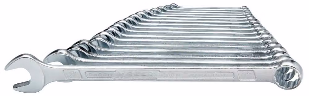 Set di chiavi combinate Hazet 600N/17N - Esagono doppio esterno con profilo Traction - Anza | 600N/17N