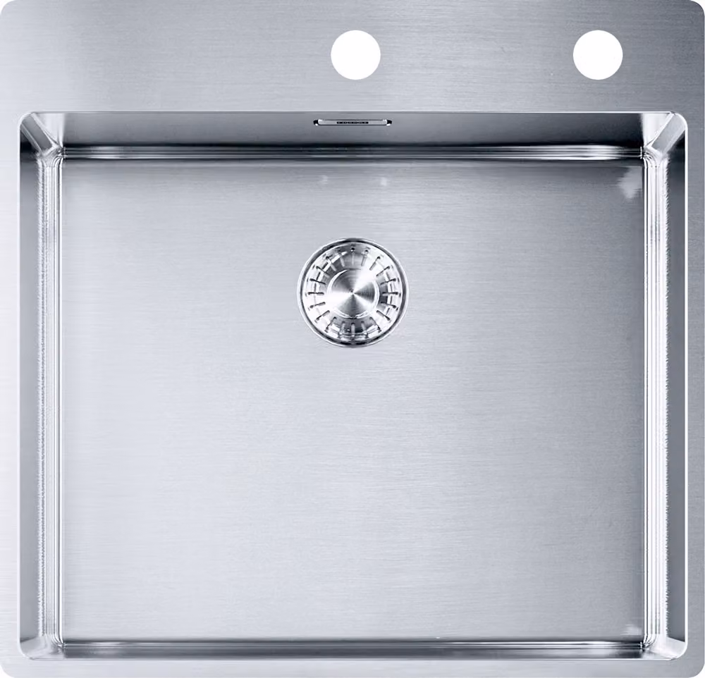 FRANKE lavello BOX BXX 210-50 A con valvola eccentrica girevole look acciaio inox