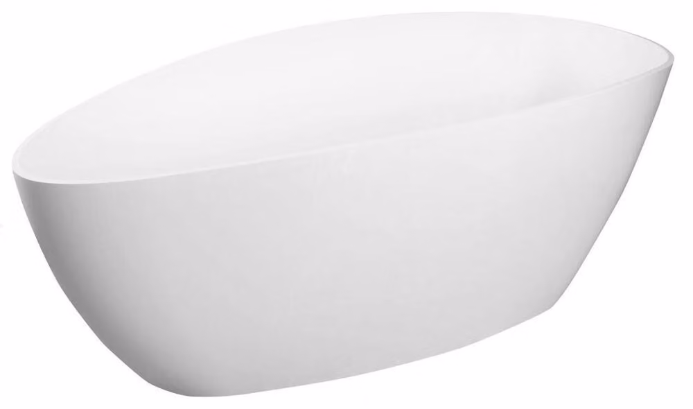 Vasche da bagno Gelco - Vasca da bagno freestanding Ellipse, 1570x700x560 mm, bianco GVEL1570