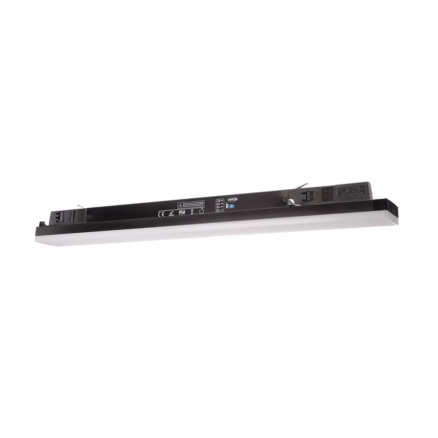 Deko-Light Lampada a binario LED LINEAR PRO nera 940 60 cm trifase DALI PRO, dimmerabile, Nero, Studio / Ufficio, Alluminio