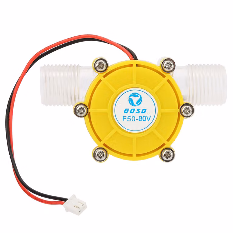 F50 Micro Hydro Pompa a flusso d'acqua DC Turbina Generatore di energia idroelettrica (80 V)
