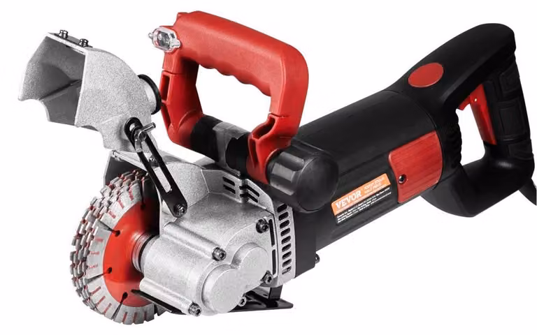 Fresatrice per muri elettrica - Potenza: 4800 W - Profondità di taglio: 34 mm - Larghezza di taglio: 38 mm