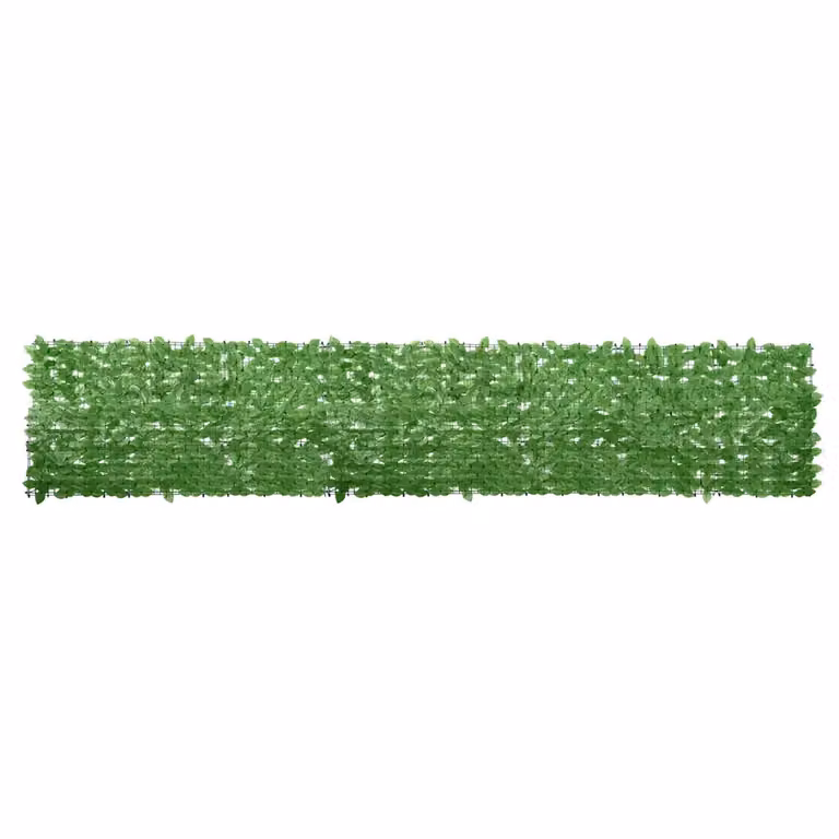 vidaXL Paravento da Balcone con Siepe Artificiale Verde, L 400 cm x H 75 cm
