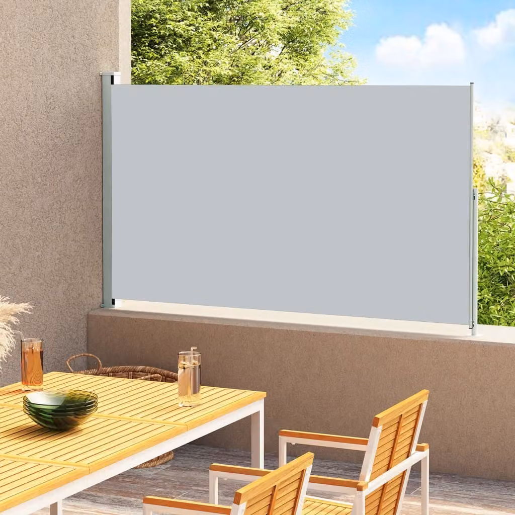 Maison Exclusive - Tenda da sole a casson estensibile, 180x314 cm, grigio