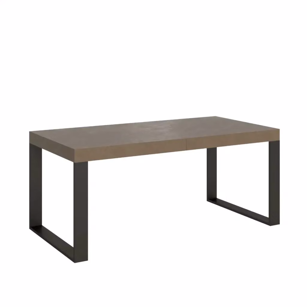 Tavolo allungabile Itamoby Tecno Premium beige con gambe antracite L: 180-284 cm, P: 90 cm – 2
