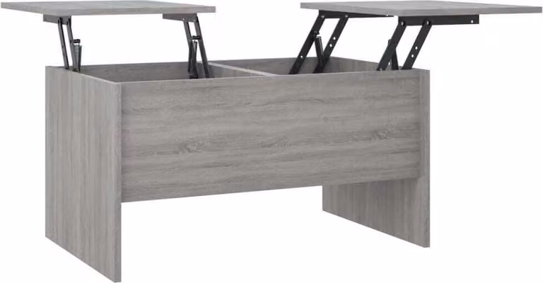 Tavolino Salotto Grigio Sonoma 80x50x42,5 cm Legno Multistrato
