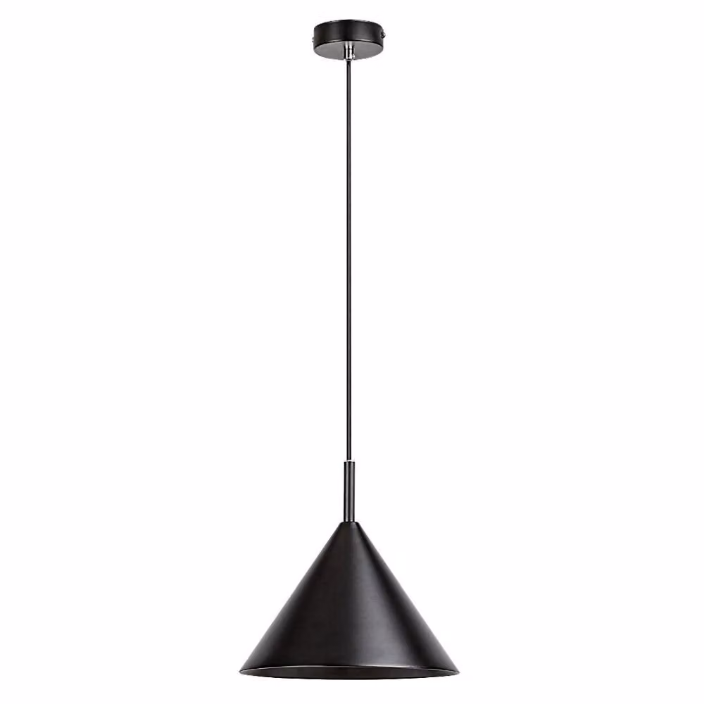Rabalux 72007 Lampada a sospensione 1 spot FALSE, E27, nero, rotonda, industriale, ø250mm
