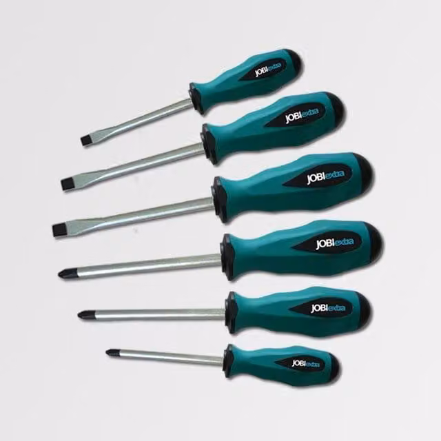 JOBI EXTRA - Set di 6 cacciaviti - Modello XT074
