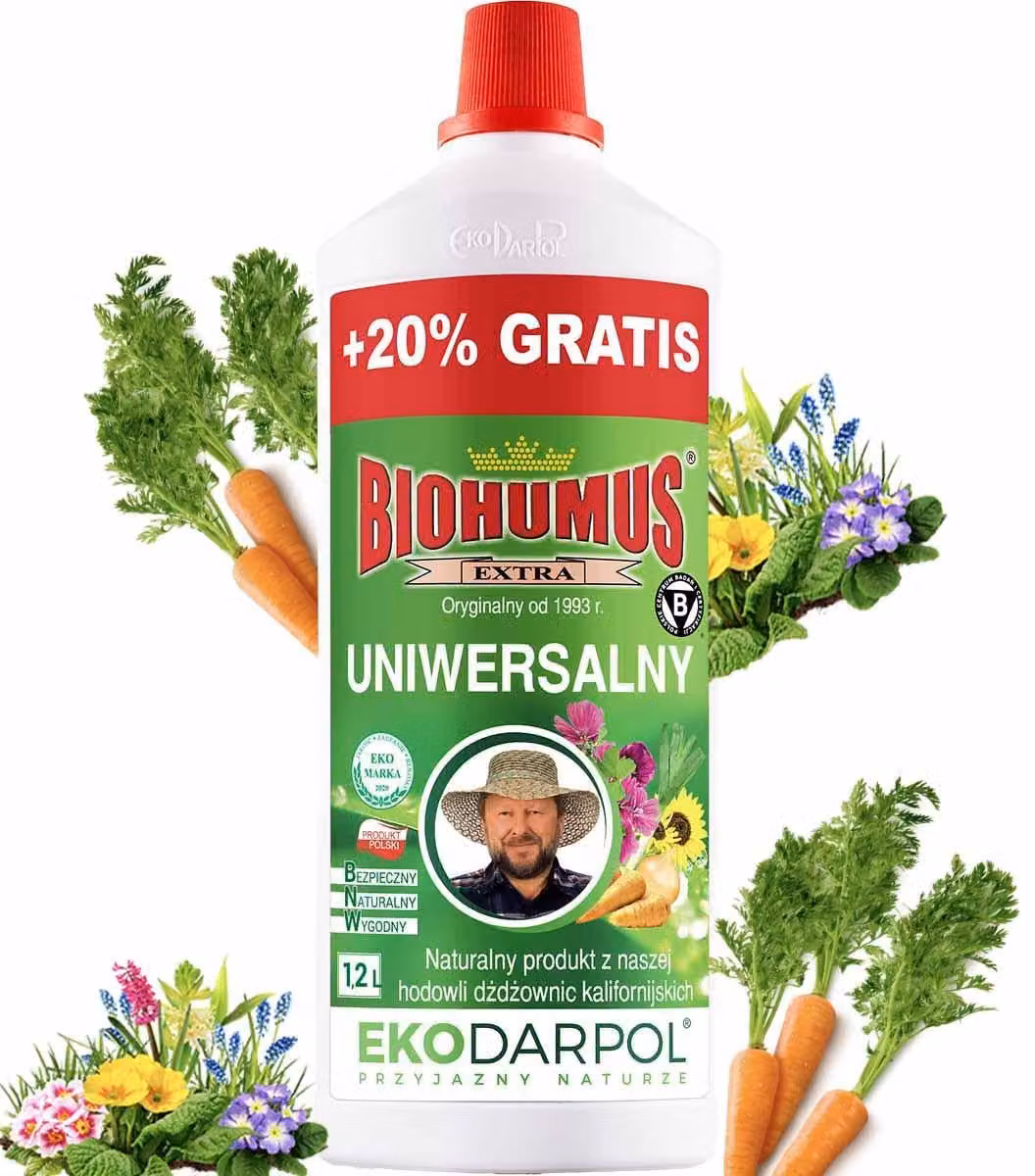 EKODARPOL BIOHUMUS EXTRA Universale, 1 litro + 20% di omaggio