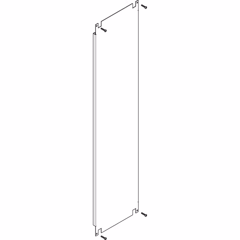 Piastra di montaggio ABN a 1 vano, larga, altezza 7 PMF170N