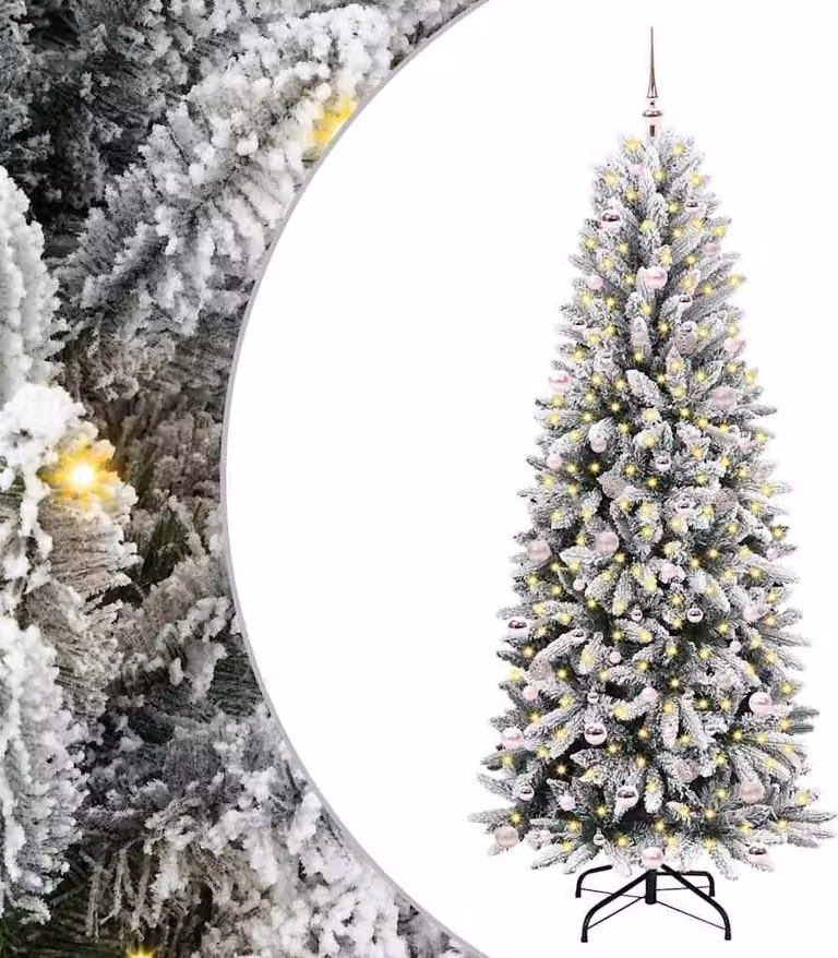 Albero di Natale artificiale con 300 LED Bianco 240 cm